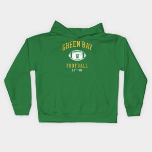 Green Bay On their way to the Super Bowl Kids Hoodie